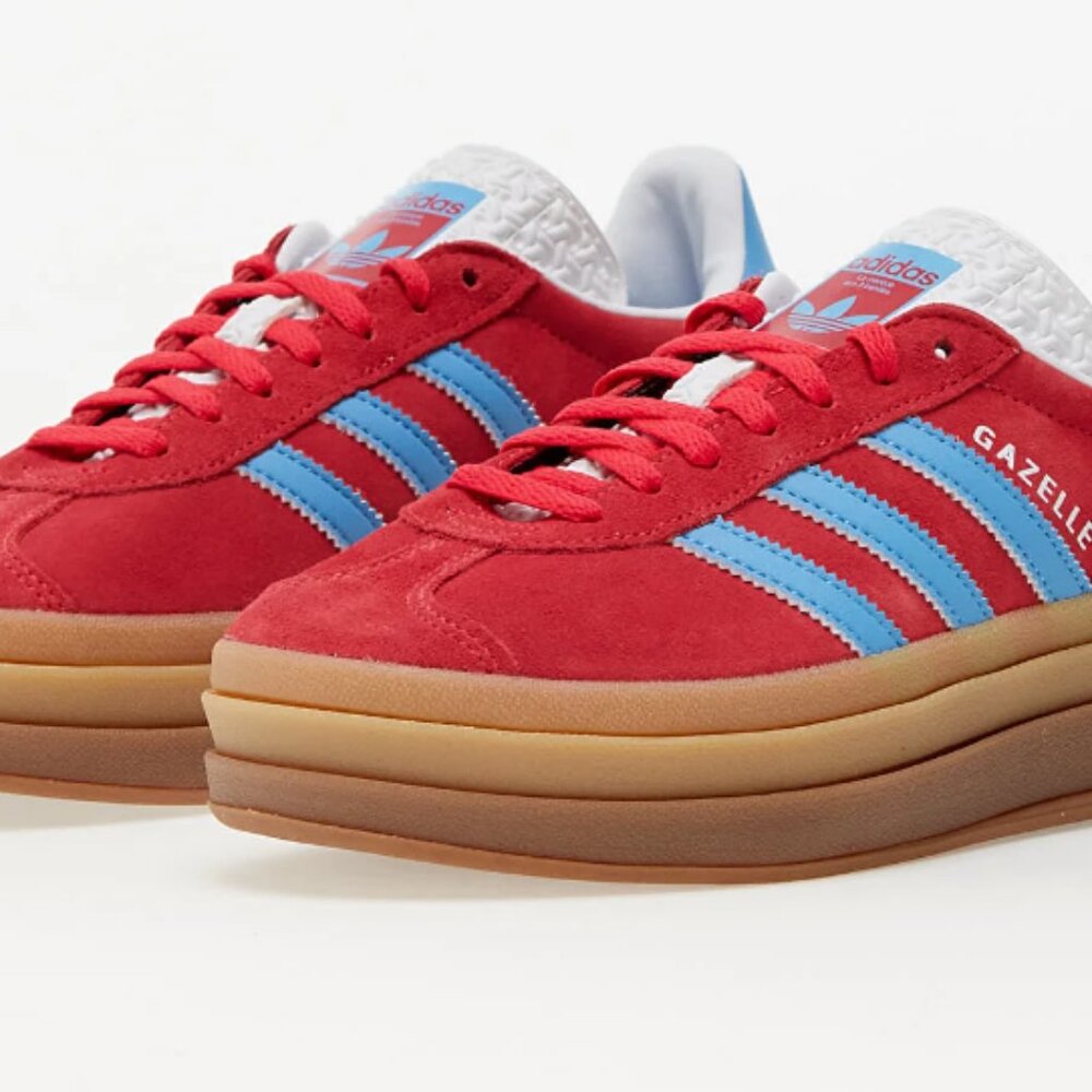 Adidas Gazelle Bold (Red & Blue)